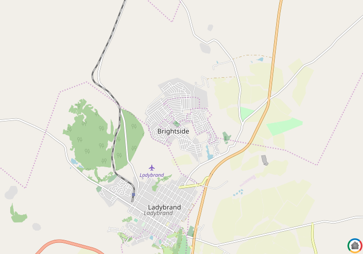 Map location of Manyatseng